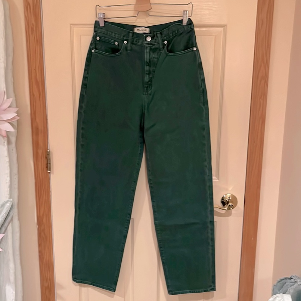 Madewell High Rise Women Jeans - Green - Picture 4 of 5